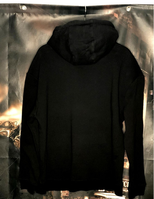 Art Script Logo Hoodie Black by BSAT
