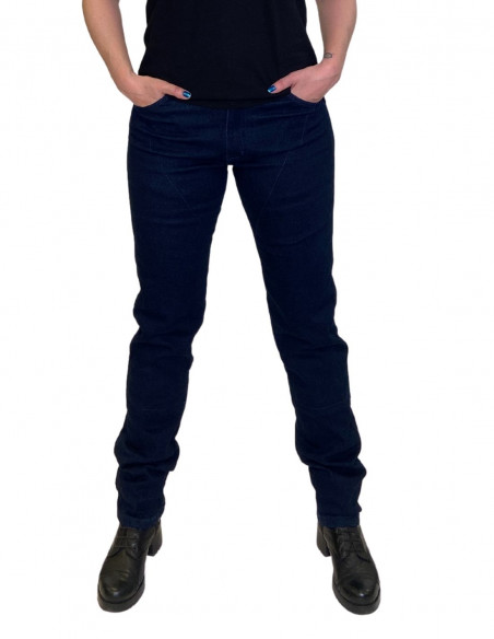 MC Kevlar Womans Denim Jeans Stretched Dark Blue by BSAT