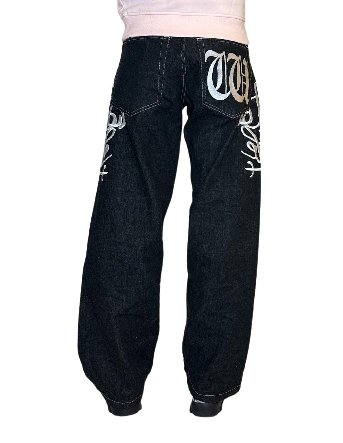 BSAT Westside Embroidered Baggy Jeans