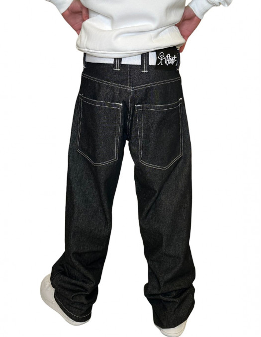 BSAT Stickman The F*ck Jeans Black