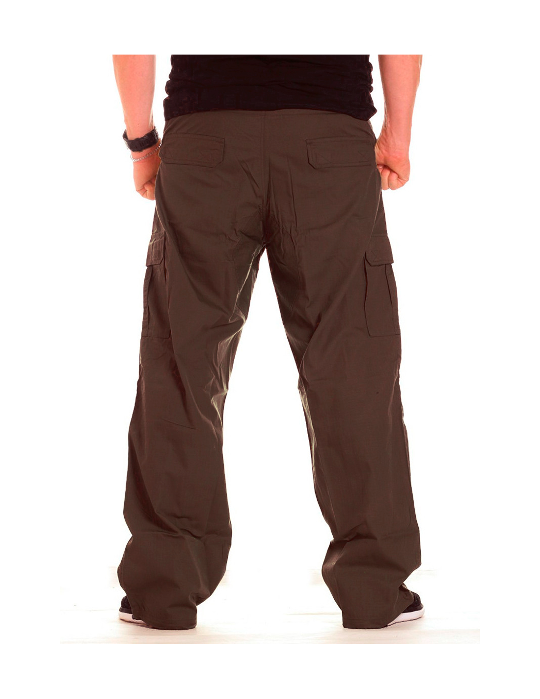 BSAT Combat Cargo Pants Brown Baggy