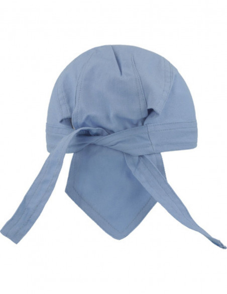 Long Cotton Bandana Light Blue
