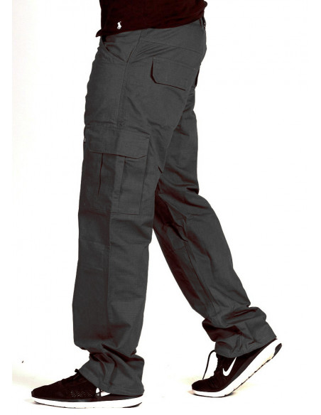 BSAT Regular Fit Combat Cargo Pants Dark Grey City