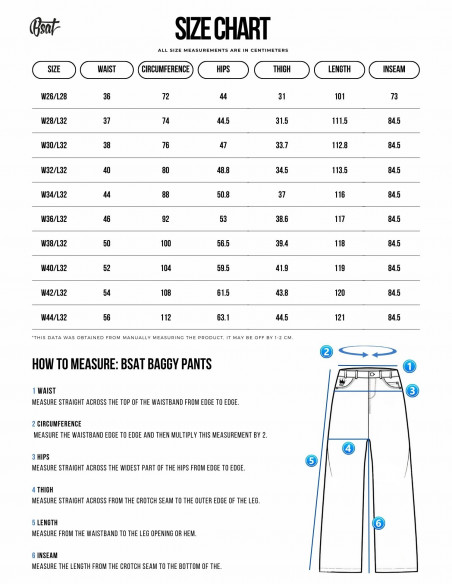 BSAT Cargo Denim Sky Blue Jeans Baggy Fit