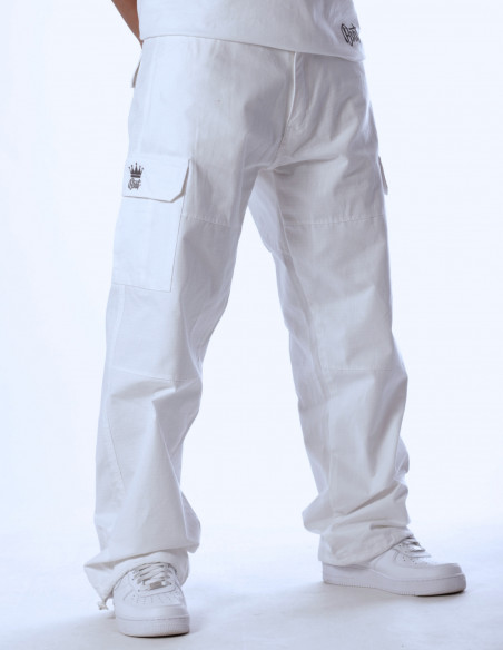 CPH X-Baggy Cargo Pants White