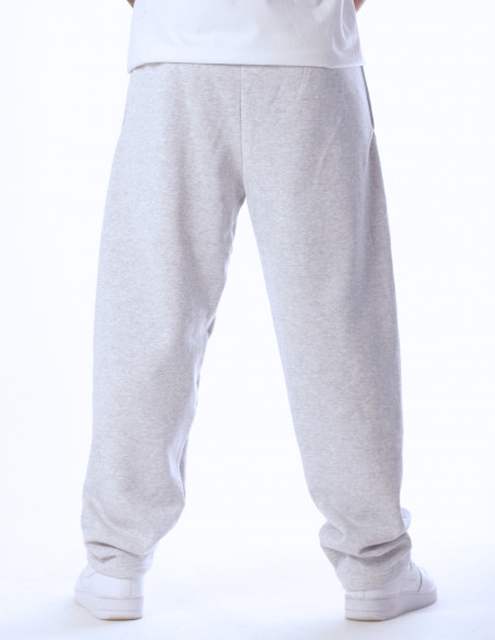 Classic Open Hem Jog Pants Heather Grey