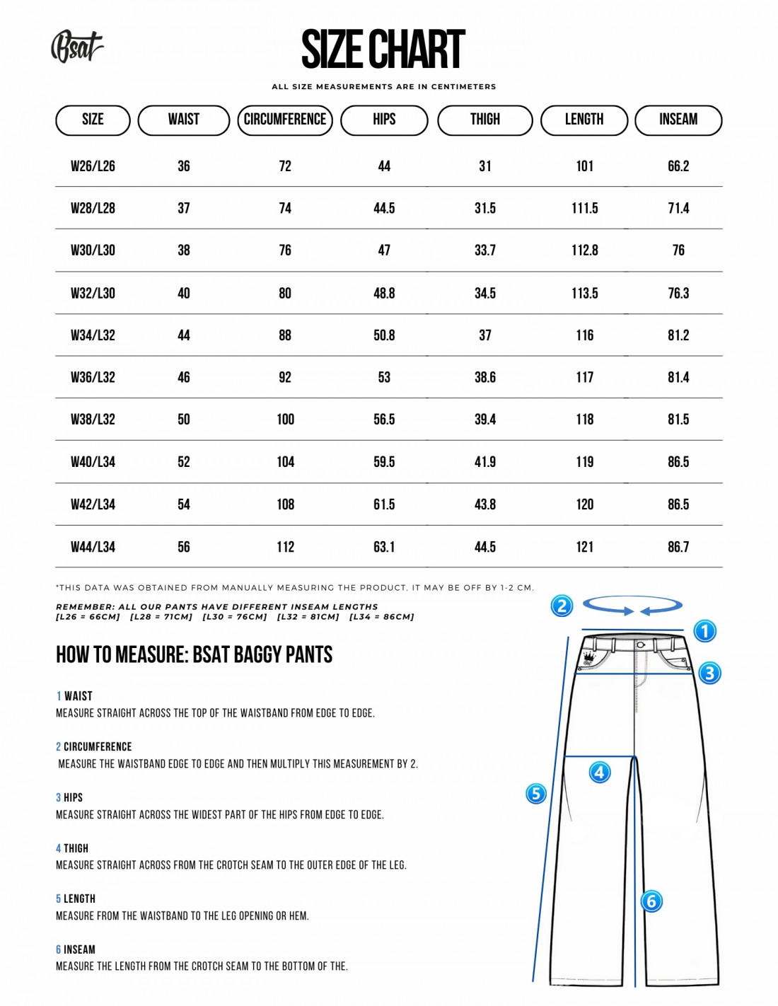 BSAT Stickman Cargo Pants The Finger Baggy Fit