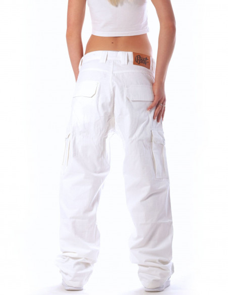 CPH X-Baggy Cargo Pants White