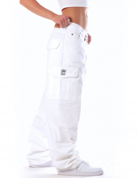CPH X-Baggy Cargo Pants White