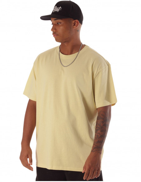 Premium Baggy T-Shirt Soft Yellow