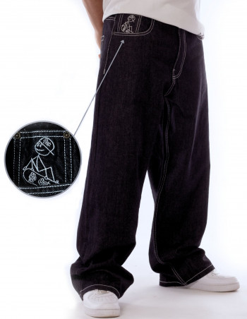 Streetwear jeans with cool designs. Check it out now.
