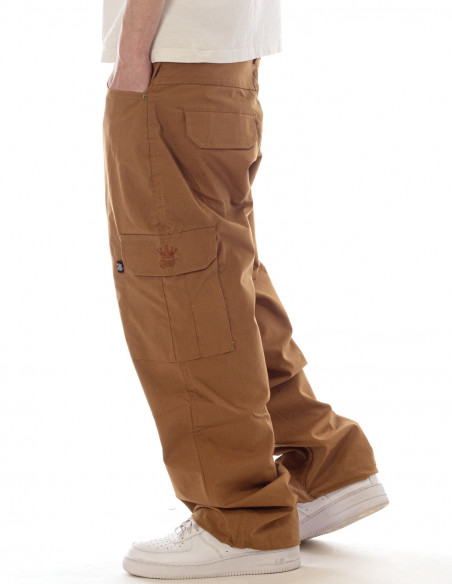 BSAT Baggy Combat Cargo Pants Khaki Dune Baggy Fit