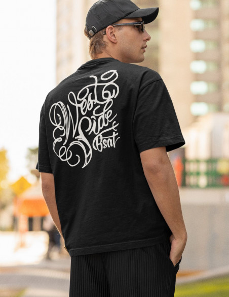 BSAT Westside T-Shirt Black Organic Cotton
