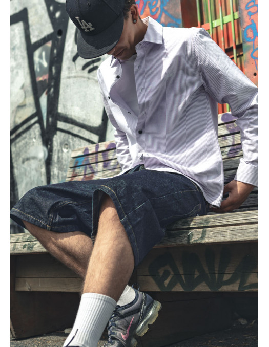 BSAT Bronx Baggy Jorts Kendrick Indigo Denim Shorts